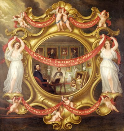 Signboard Advertising the Painter G. Buckley by George Buckley